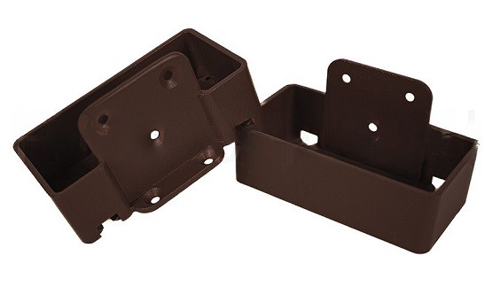 Крепление перил прямое из алюминия GardenParkett Венге купить в Гагарине