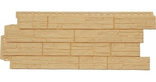 Фасадная панель Grand Line Сланец песочный купить в Гагарине