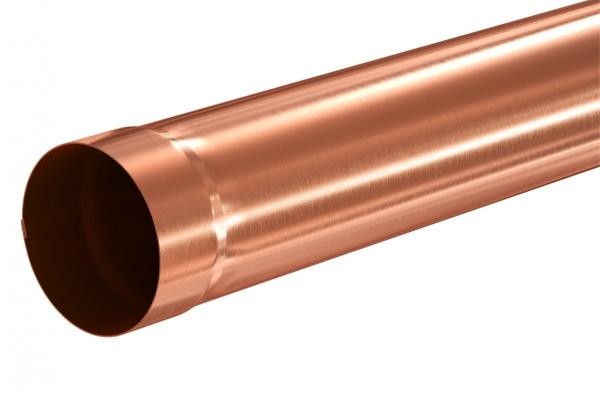 Водосток Aquasistem, система 125x90 - Соединительная труба 1 метр медная купить в Гагарине