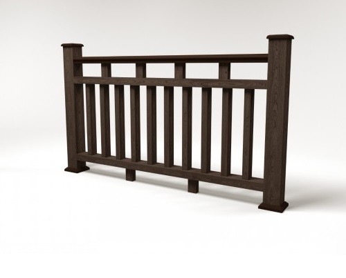 Ограждение из ДПК FG8 венге купить в Гагарине