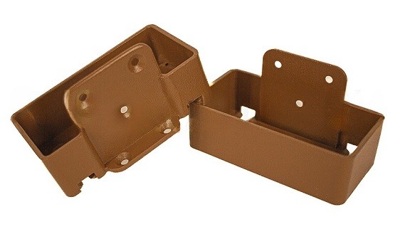 Крепление перил прямое из алюминия GardenParkett Орех купить в Гагарине