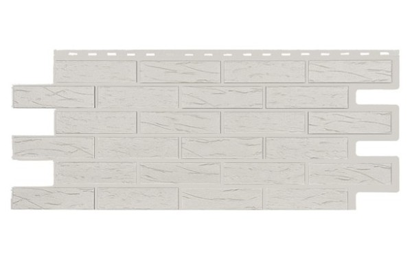 Фасадная панель T-Siding Кирпич Саман Эко Уайт купить в Гагарине