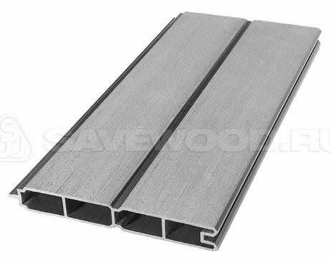 Заборный профиль из ДПК Savewood SW Agger матовый пепельный купить в Гагарине