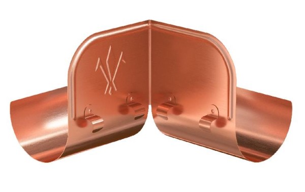 Водосток Aquasistem, система 150/100 - Ограничитель перелива угловой медный купить в Гагарине