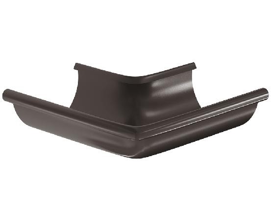 Водосток Aquasistem, система 150/100 -  Угол желоба, наружный 90° RR 32 Тёмно Коричневый купить в Гагарине